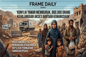 Konflik Yaman Memburuk, 800 Ribu Orang Terputus Bantuan