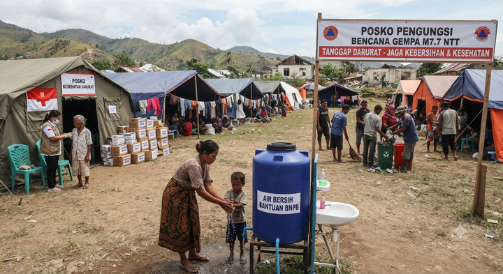 Pascagempa NTT, Ini Penyakit yang Mengintai di Pengungsian