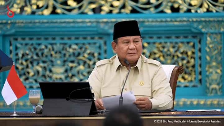 Detik-Detik Siaran Langsung Prabowo Pidato Dihentikan karena Singgung Iran dan Nuklir