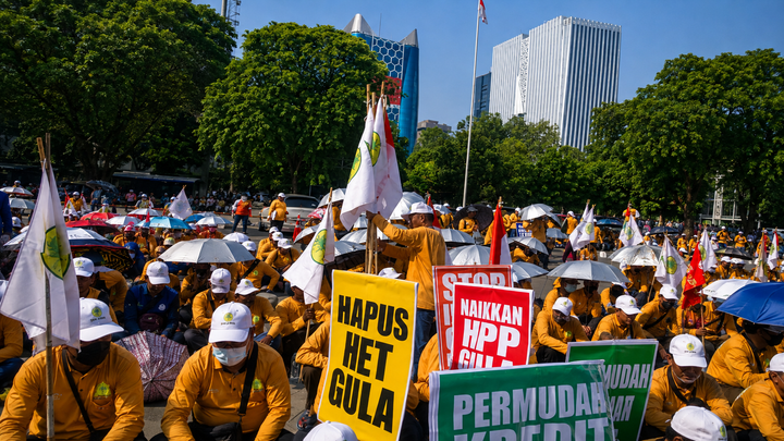 Petani Tebu Demo di Istana, Tuntut HPP Gula Naik