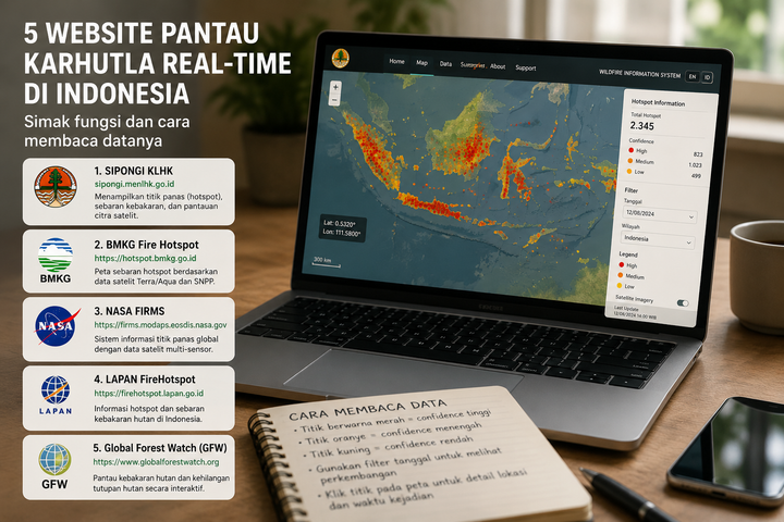 5 Website untuk Pantau Karhutla di Indonesia Secara Real Time
