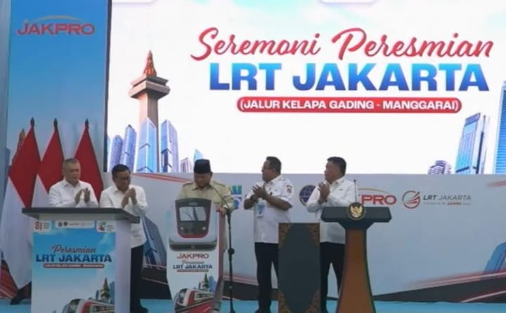 Diresmikan Hari Ini, LRT Kelapa Gading-Manggarai Mulai Beroperasi Besok