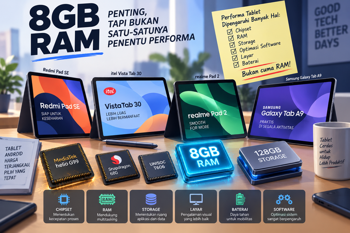 RAM Makin Mahal, Kok Tablet RAM 8GB Malah Makin Murah?