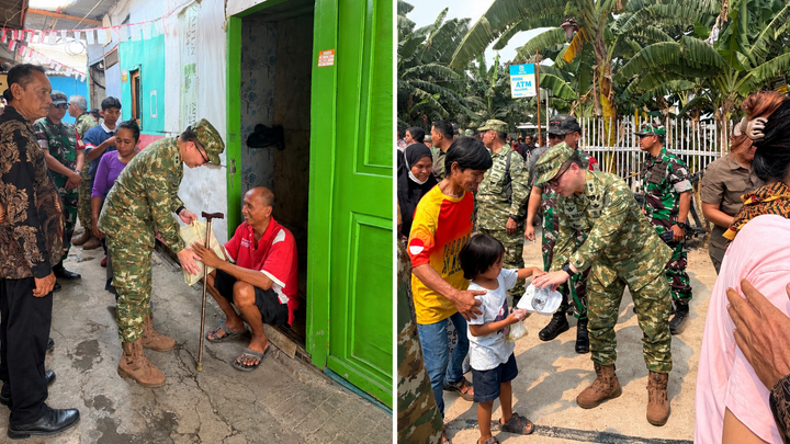 Semarak HUT ke-81 TNI, Dewan Pertahanan Nasional Bagikan Makanan Gratis kepada 300 Warga Ancol