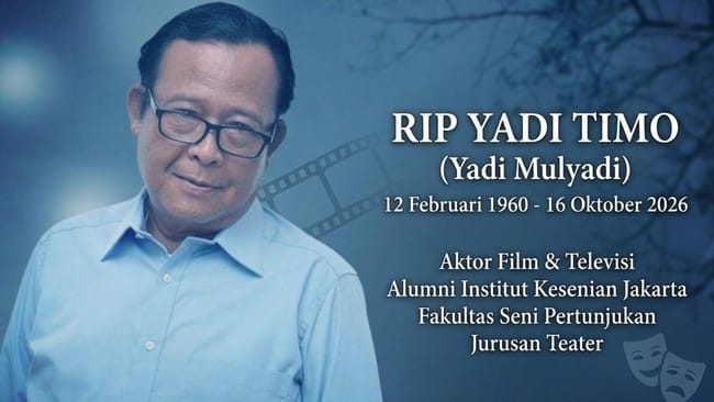 Aktor Senior Yadi Timo Meninggal Dunia pada Usia 66 Tahun