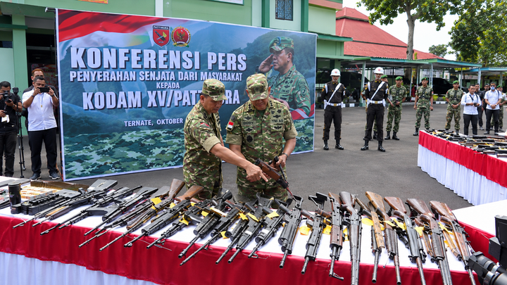 75 Senjata Diserahkan Sukarela, TNI Kedepankan Pendekatan Humanis
