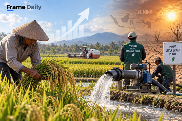 El Nino Mengancam, Pemerintah Perkuat Pompanisasi Jaga Produksi Padi