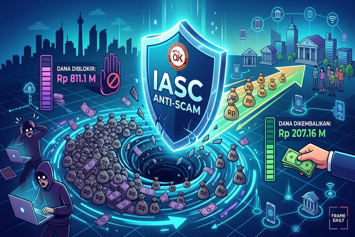 Scam Digital Tembus Rp811 Miliar, OJK Bertindak