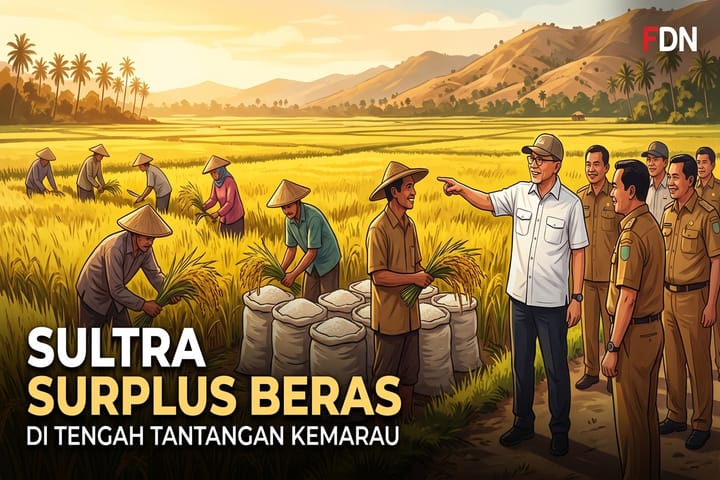 Surplus Beras Sultra Bikin Pemerintah Pede Ekspor