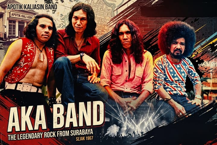 Jejak AKA, Band Rock Legendaris Pionir Musik Teatrikal Asal Surabaya