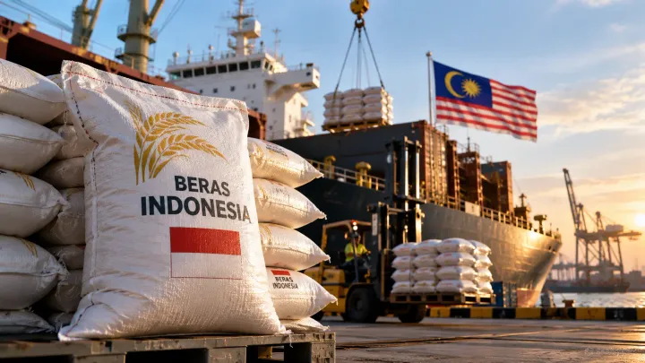 Stok Beras 5,3 Juta Ton, Indonesia Disebut Siapkan Ekspor 500 Ribu Ton ke Malaysia