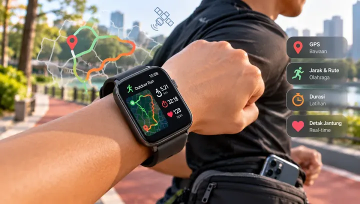Smartwatch di Bawah Rp500 Ribu: Mana yang Punya GPS Bawaan?