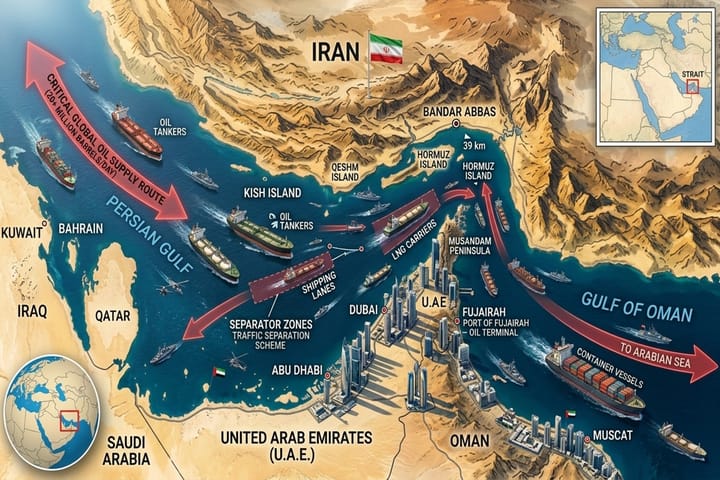 Iran Kunci Selat Hormuz, AS Hadapi Tujuh Syarat