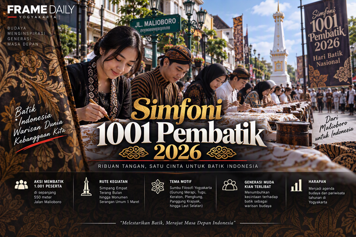 1.001 Pembatik Guncang Malioboro, Sampaikan Pesan Khusus Ini