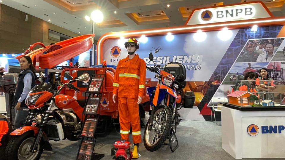 BNPB Hadir di EDRR 2026, Pamerkan Peralatan Kebencanaan