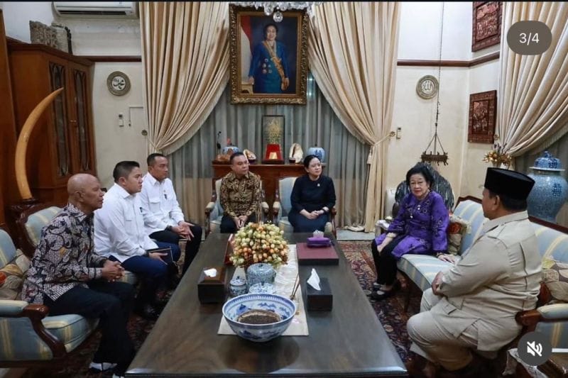 Prabowo Takziah dan Bertemu Megawati, Ada Pesan Khusus?