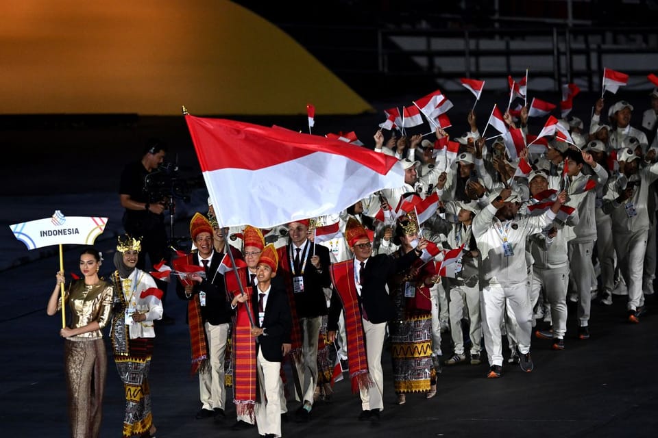 Harmoni Tradisi dan Teknologi Jepang Resmi Membuka Pesta Olahraga Asia