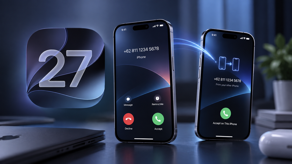 Punya Dua iPhone? iOS 27 Bikin Satu Nomor Bisa Dipakai Bergantian