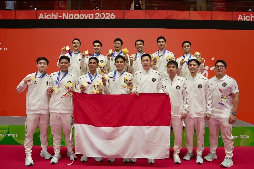 Bulu Tangkis Beregu Putra Rebut Medali Emas Pertama Indonesia di Asian Games 2026