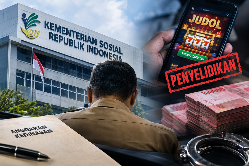 1.900 Pegawai Kementerian Sosial Terindikasi Transaksi Judi Online
