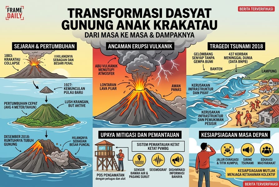 Menguak Jejak Mengerikan Erupsi Gunung Anak Krakatau