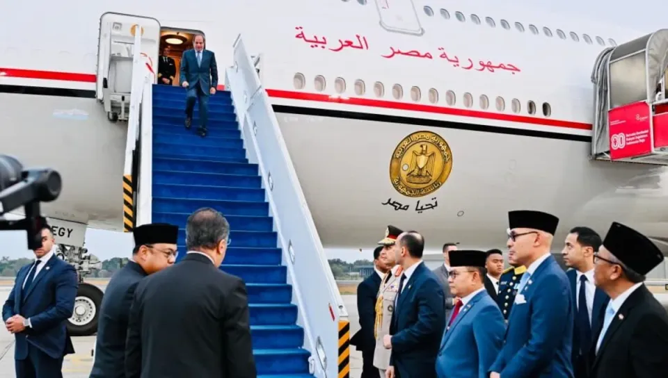 Presiden Mesir El-Sisi Tiba di Jakarta untuk Kunjungan Kenegaraan