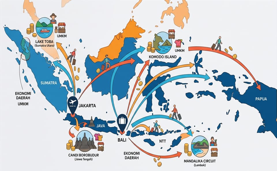 Wisman Tak Lagi Berhenti di Bali dan Jakarta