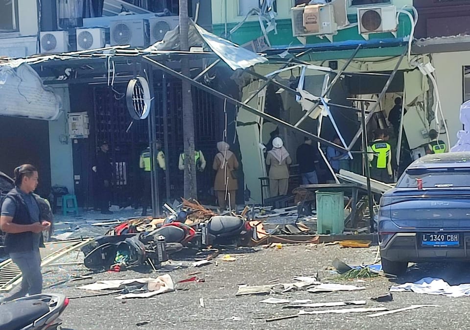 Ledakan  3 Tabung Gas 50 Kg di Surabaya, 5 Orang Luka dan 41 Bangunan Rusak