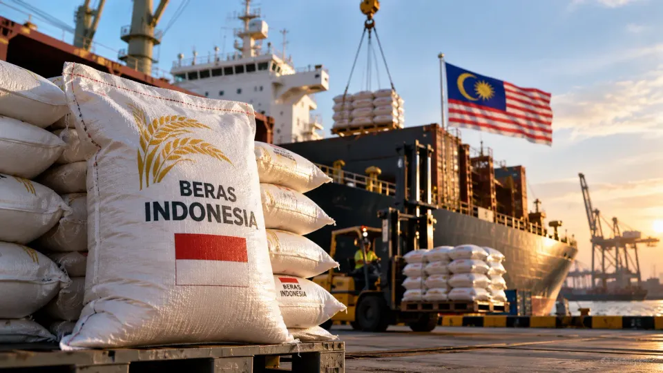 Stok Beras 5,3 Juta Ton, Indonesia Disebut Siapkan Ekspor 500 Ribu Ton ke Malaysia